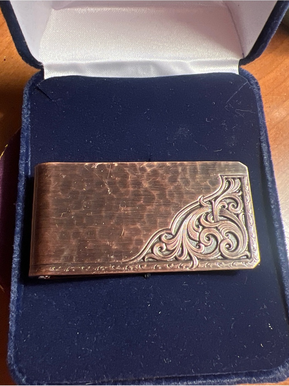 Montana Silversmiths Rough Out Money Clip - NIB